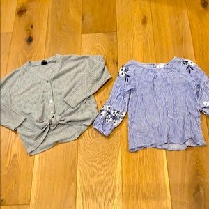 Girls long sleeve shirts